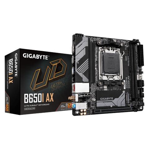 Материнская плата GIGABYTE B650I AX - Системные (материнские) платы  - Системные (материнские) платы 