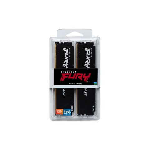 Модуль памяти для компьютера DDR5 64GB (2x32GB) 5200 MHz Beast Black Kingston Fury (ex.HyperX) (KF552C40BB2K2-64) - Модули памяти для компьютера - Модули памяти для компьютера