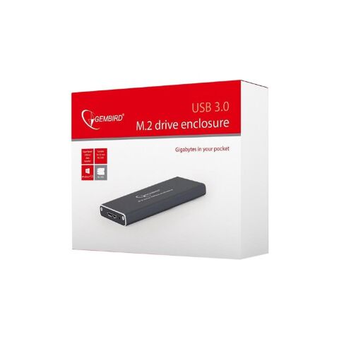 Карман внешний Gembird M.2 (NGFF), USB3.0, черный (EE2280-U3C-01) - Нулевой остаток (Feed)  - Нулевой остаток (Feed) 