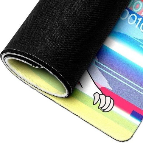 Коврик для мыши игровая поверхность Warner Brothers RICK AND MORTY Glitched Рик и Морти XL (90*42 cm) -   -  