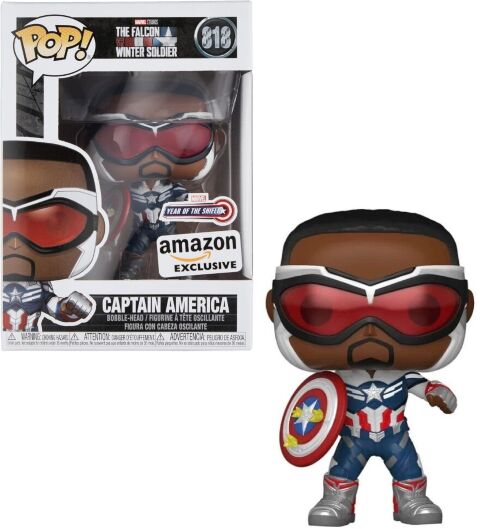 Фігурка Funko Marvel Falcon and The Winter Soldier Captain America (Sam Wilson) фанко Amazon Exclusive 818 -   -  
