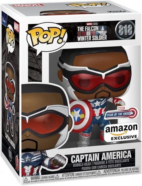 Фігурка Funko Marvel Falcon and The Winter Soldier Captain America (Sam Wilson) фанко Amazon Exclusive 818 -   -  