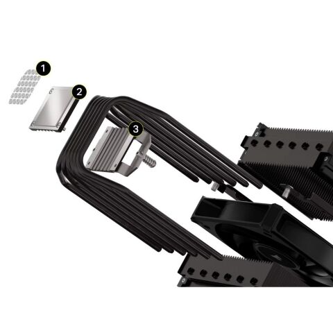 Кулер для процессора Corsair A115 Black (CT-9010011-WW) - Нулевой остаток (Feed) - Нулевой остаток (Feed)