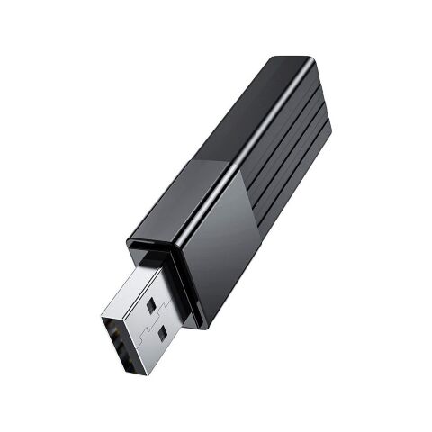 Считыватель флеш-карт HOCO USB3.0 to microSD, microSDHC, microSDXC, SD, SDHC, SDXC, HB20 Black (6931474735218) - Нулевой остаток (Feed) - Нулевой остаток (Feed)