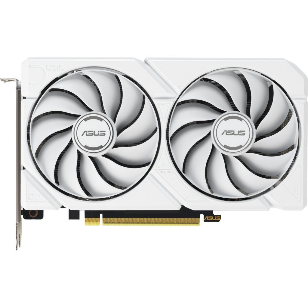Видеокарта ASUS Radeon RX 9060 XT 16Gb DUAL WHITE OC (DUAL-RX9060XT-16G-WHITE)