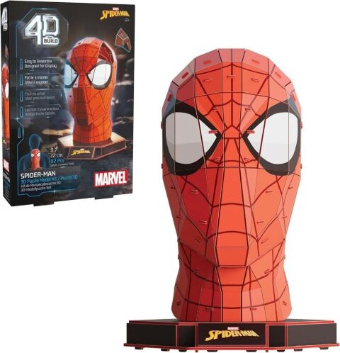 Пазл 4D Build Marvel Spider-Man puzzle 3D картон Людина павук 82 шт. -   -  
