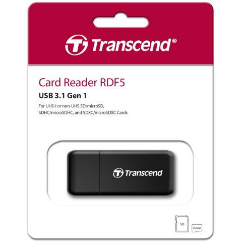 Считыватель флеш-карт Transcend TS-RDF5K - Кардридеры  - Кардридеры 