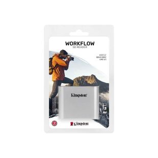 Считыватель флеш-карт Kingston Workflow Dual-Slot SDHC/SDXC UHS-II (WFS-SD)