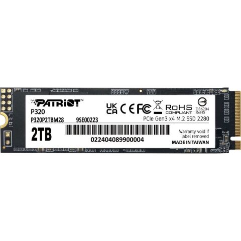 Накопитель SSD M.2 2280 2TB Patriot (P320P2TBM28) - Внутренние SSD - Внутренние SSD
