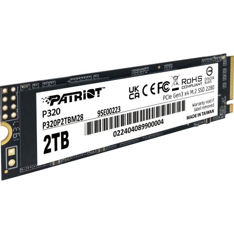 Накопитель SSD M.2 2280 2TB Patriot (P320P2TBM28) - Внутренние SSD - Внутренние SSD