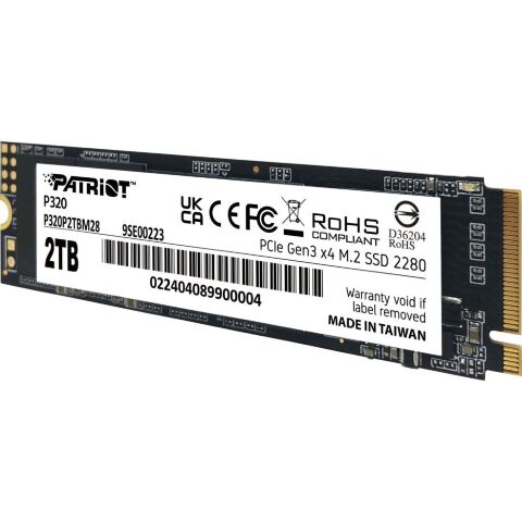 Накопитель SSD M.2 2280 2TB Patriot (P320P2TBM28) - Внутренние SSD - Внутренние SSD