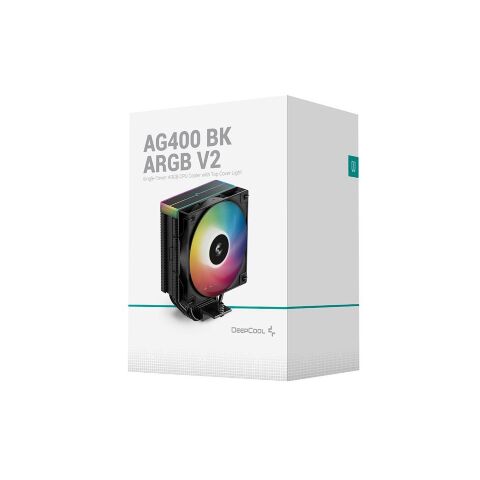 Кулер для процессора Deepcool AG400 BK ARGB V2 - Нулевой остаток (Feed)  - Нулевой остаток (Feed) 