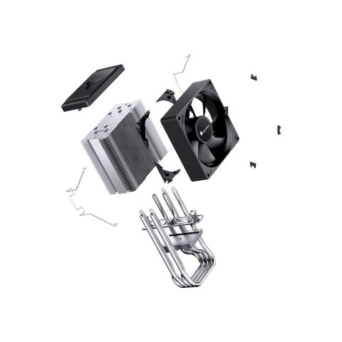 Кулер для процессора JONSBO CR-1400 EVO Black - Нулевой остаток (Feed) - Нулевой остаток (Feed)