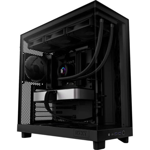 Корпус для ПК NZXT H6 Flow All Black (CC-H61FB-01) - Корпуса - Корпуса