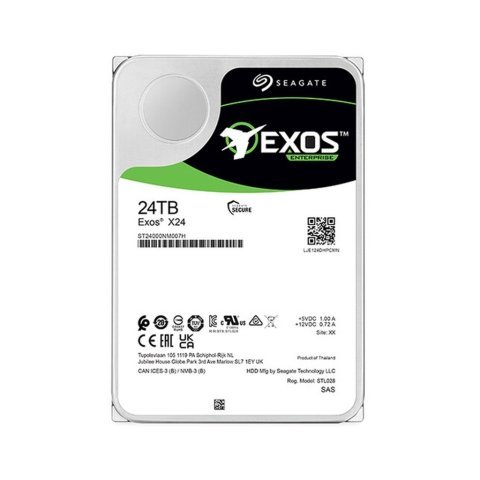 Жесткий диск SAS 3.5" 24TB Seagate (ST24000NM007H) - Нулевой остаток (Feed) - Нулевой остаток (Feed)