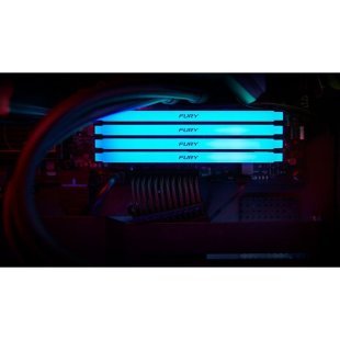Модуль памяти для компьютера DDR4 32GB (2x16GB) 3200 MHz Beast RGB Kingston Fury (ex.HyperX) (KF432C16BB12AK2/32)