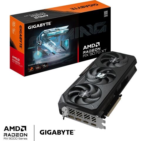 Видеокарта GIGABYTE Radeon RX 9070 XT 16Gb GAMING OC (GV-R9070XTGAMING OC-16GD) - Нулевой остаток (Feed) - Нулевой остаток (Feed)