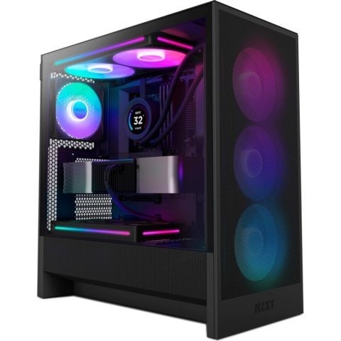 Корпус NZXT H5 Flow RGB Compact (CC-H52FB-R1) - Нулевой остаток (Feed) - Нулевой остаток (Feed)