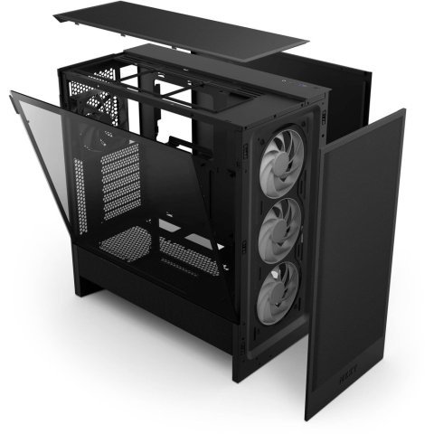 Корпус NZXT H5 Flow RGB Compact (CC-H52FB-R1) - Нулевой остаток (Feed) - Нулевой остаток (Feed)