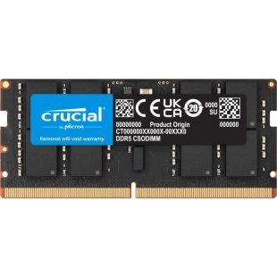 Модуль памяти для ноутбука SoDIMM DDR5 16GB 6400 MHz Micron (CT16G64C52CS5)