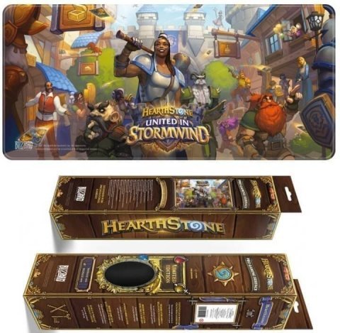 Коврик для мыши игровая поверхность Blizzard Hearthstone United in Stormwind Хартстоун XL 90*42 cм - -