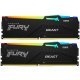 Модуль памяти для компьютера DDR5 32GB (2x16GB) 5600 MHz FURY Beast RGB Kingston Fury (ex.HyperX) (KF556C40BBAK2-32) - Нулевой остаток (Feed) - Нулевой остаток (Feed)