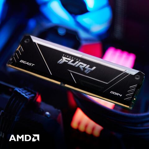 Модуль памяти для компьютера DDR4 16GB 3600 MHz Beast RGB Kingston Fury (ex.HyperX) (KF436C18BB2A/16) - Модули памяти для компьютера  - Модули памяти для компьютера 