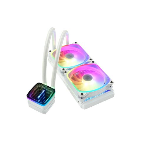 Система жидкостного охлаждения Enermax Aquafusion ADV 240 White ARGB (ELC-AQFA240-SQA-W) - Нулевой остаток (Feed)  - Нулевой остаток (Feed) 