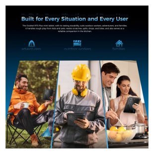 Планшет OUKITEL RT3 plus 8" 4/128GB/ NFC / LTE Black (6941749808516)