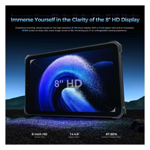 Планшет OUKITEL RT3 plus 8" 4/128GB/ NFC / LTE Black (6941749808516) - Планшеты - Планшеты