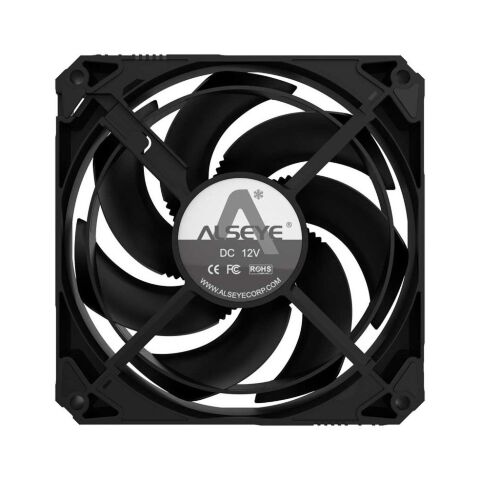 Кулер для корпуса Alseye W12P (ARGB Black) (AS.04.07.0049) - Вентиляторы к корпусам  - Вентиляторы к корпусам 
