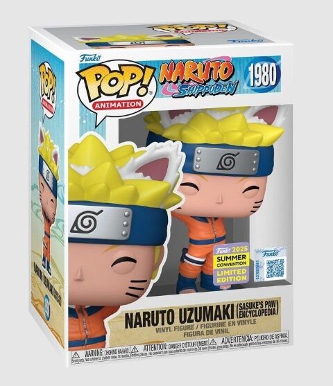 Фігурка Funko Naruto Uzumaki (Sasuke’s Paw Encyclopedia) Фанко Наруто (Exclusive) 1980 -   -  