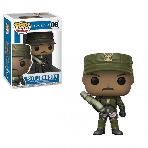 Фигурка Halo Funko Pop SGT Johnson - -