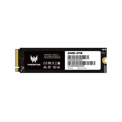 Накопитель SSD M.2 2280 4TB GM9 Acer Predator (BL.9BWWR.138) - Внутренние SSD  - Внутренние SSD 