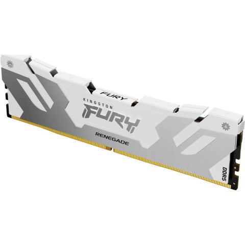 Модуль памяти для компьютера DDR5 16GB 7200 MHz Renegade White XMP Kingston Fury (ex.HyperX) (KF572C38RW-16) - Нулевой остаток (Feed)  - Нулевой остаток (Feed) 