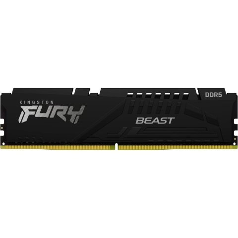 Модуль памяти для компьютера DDR5 16GB (2x8GB) 5600 MHz Beast Black Kingston Fury (ex.HyperX) (KF556C40BBK2-16) - Нулевой остаток (Feed)  - Нулевой остаток (Feed) 