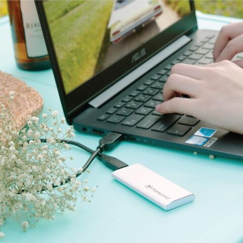 Накопитель SSD USB 3.1 240GB Transcend (TS240GESD240C) - Нулевой остаток (Feed) - Нулевой остаток (Feed)