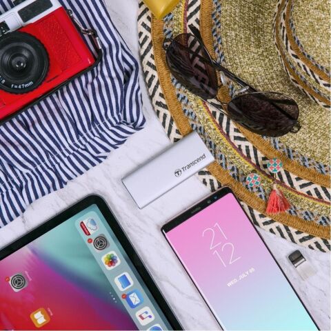 Накопитель SSD USB 3.1 240GB Transcend (TS240GESD240C) - Нулевой остаток (Feed) - Нулевой остаток (Feed)