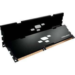 Модуль памяти для компьютера DDR4 16GB (2x8GB) 3200 MHz Black Prologix (PRO16GB3200B4K)