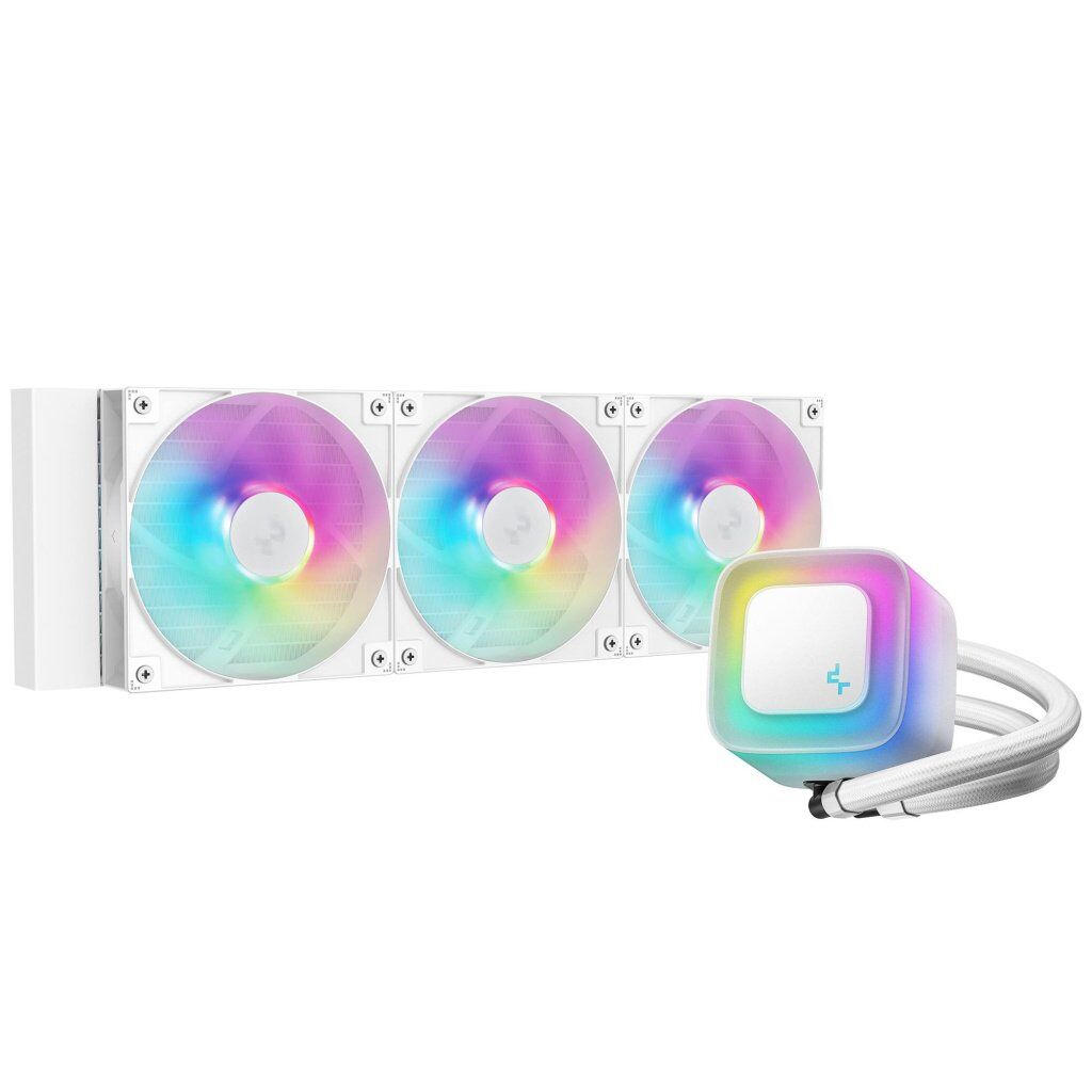 Система жидкостного охлаждения Deepcool LE360 WH V2 (R-LE360-WHAMMN-G-2)