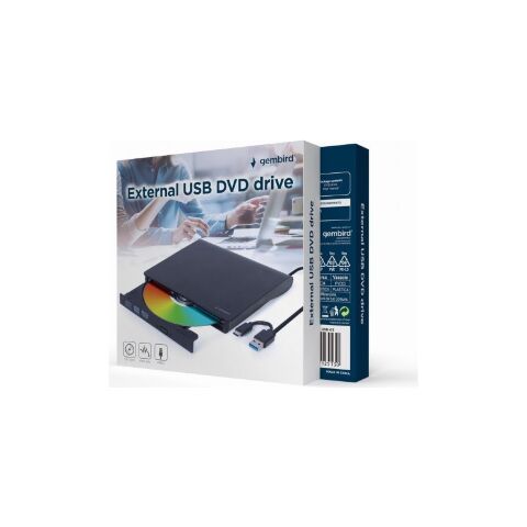 Оптический привод DVD-RW Gembird DVD-USB-03 - Оптические приводы (ODD)  - Оптические приводы (ODD) 