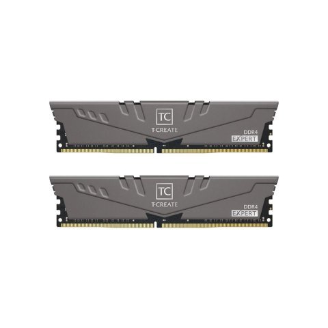 Модуль памяти для компьютера DDR4 16GB (2x8GB) 3200 MHz T-Create Expert Gray Team (TTCED416G3200HC16FDC01) - Нулевой остаток (Feed) - Нулевой остаток (Feed)