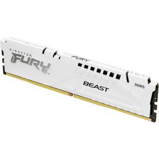Модуль памяти для компьютера DDR5 32GB 5200 MHz FURY Beast White Kingston Fury (ex.HyperX) (KF552C40BW-32)