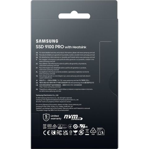 Накопитель SSD M.2 2280 2TB 9100 PRO Heatsink Samsung (MZ-VAP2T0CW) - Нулевой остаток (Feed)  - Нулевой остаток (Feed) 