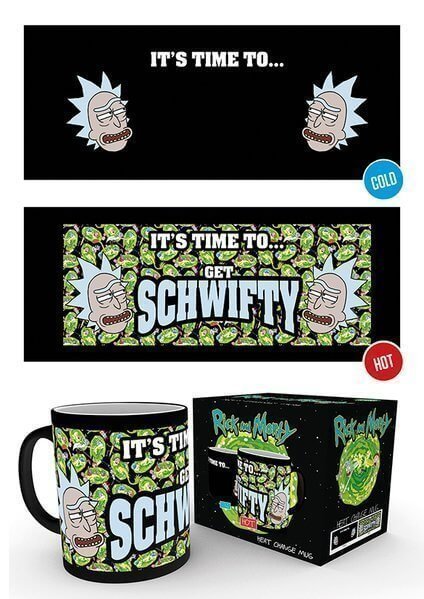 Чашка хамелеон GB eye Rick and Morty Heat Change Mug Get Schwifty Рик и Морти 320 мл - -