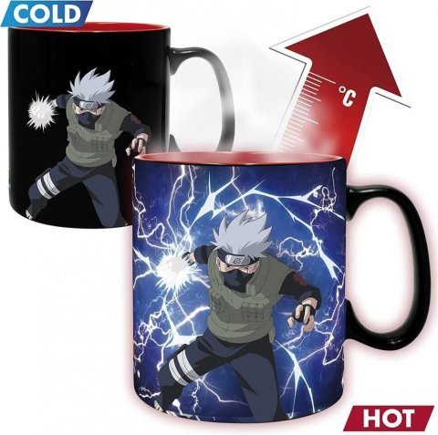 Подарунковий набір Abystyle Naruto Shippuden Kakashi Mug and Coaster Наруто Какаші чашка та підставка - -