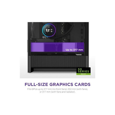 Корпус для ПК NZXT H3 Flow All Black (CC-H31FB-01) - Корпуса  - Корпуса 