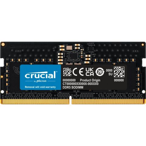 Модуль памяти для ноутбука SoDIMM DDR5 8GB 5200 MHz Micron (CT8G52C42S5) - Нулевой остаток (Feed) - Нулевой остаток (Feed)