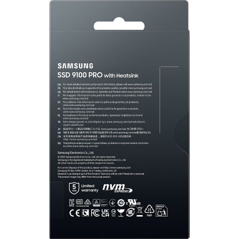 Накопитель SSD M.2 2280 4TB 9100 PRO Heatsink Samsung (MZ-VAP4T0CW) - Нулевой остаток (Feed) - Нулевой остаток (Feed)