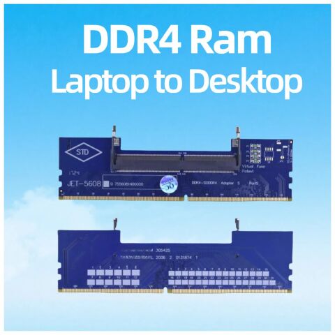 Конвертор Dynamode DDR4 Laptop SO-DIMM to Desktop DIMM RAM Memory (DM-DDR4-DIMM-Converter) - Нулевой остаток (Feed) - Нулевой остаток (Feed)